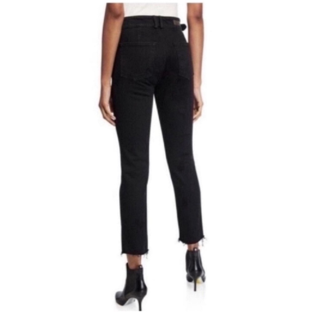 GRLFRND Zoey Double Buckle Skinny High Rise denim jeans - Picture 4 of 16